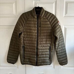 Superdry‎ Sub Arctic Real Down Puffer Olive Green Jacket M Quilted Packable